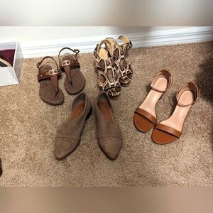 Lot of like new shoes Guess, Michael Kors